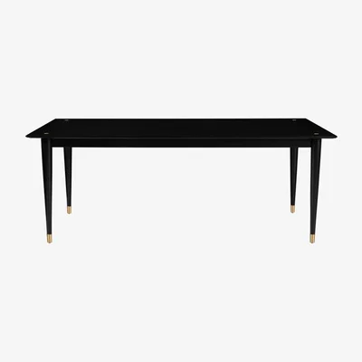 My Furniture Como Black Dining Table