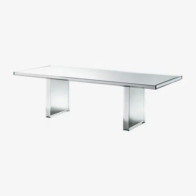 Made in Design Prism Mirror Rectangular table by Glas Italia Mirror