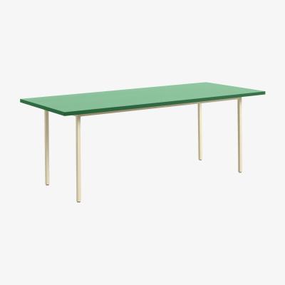Made in Design Two-Colour Rectangular table - / 200 x 90 cm - MDF Valchromat® by Hay Green