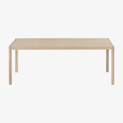 Made in Design Workshop Rectangular table - / Oak veneer - 200 x 92 cm by Muuto Natural wood