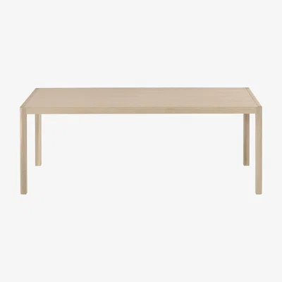 Made in Design Workshop Rectangular table - / Oak veneer - 200 x 92 cm by Muuto Natural wood