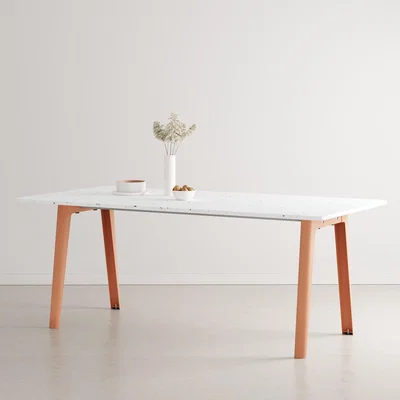 Made in Design New Modern Rectangular table - / 190 x 95 cm - Recycled plastic / 8 to 10 people by TIPTOE Pink