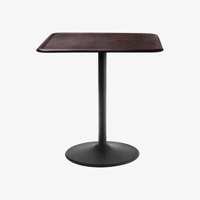 Made in Design Pipe Round table - 71 x 71 cm by Magis Black/Natural wood