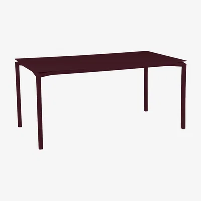 Made in Design Calvi Rectangular table - / 160 x 80 cm - 6-seater by Fermob Red