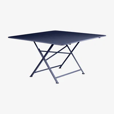 Made in Design Cargo Foldable table - / 128 x 128 cm by Fermob Blue