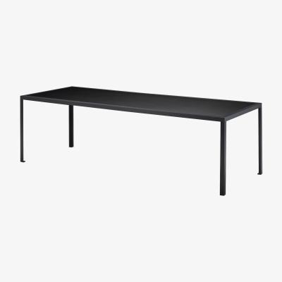 Made in Design Tavolo Rectangular table - 180 x 90 cm / Linoleum top by Zeus Black
