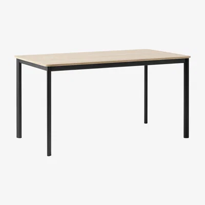 Made in Design Drip HW58 Rectangular table - / 140 x 80 cm - Plywood by &tradition Natural wood