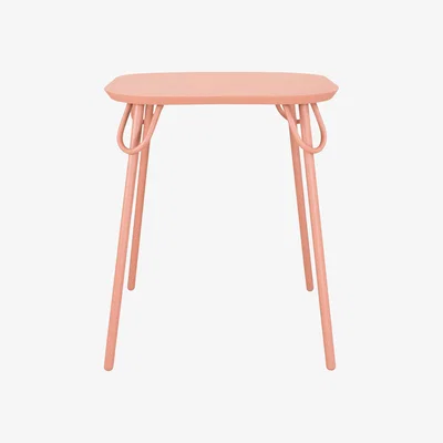 Made in Design Swim Duo Square table - / 63 x 63 cm - Metal by Bibelo Pink