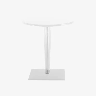 Made in Design TopTop - Dr. YES Round table - Round table top Ø 60 cm by Kartell White