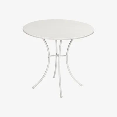 Made in Design Pigalle Round table - / Metal - Ø 80 cm by Emu White
