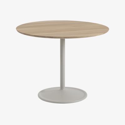 Made in Design Soft Round table natural wood / Ø 95 x H 73 cm - Muuto