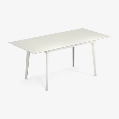 Made in Design Plus4 Balcony Extending table - / L 120 + 52 cm - 4 to 6 people by Emu White