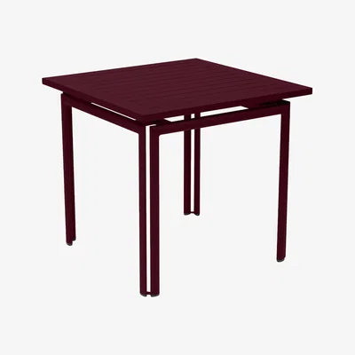 Made in Design Costa Square table - / 80 x 80 cm by Fermob Red