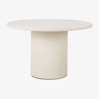 Made in Design Elements Round table composite material / Ø 125 cm - 4 people / Microcement - Ethnicraft