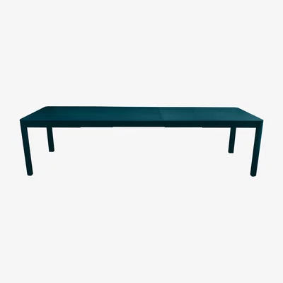 Made in Design Ribambelle XL Extending table - / L 149 to 290  - 6 to 14 people by Fermob Blue