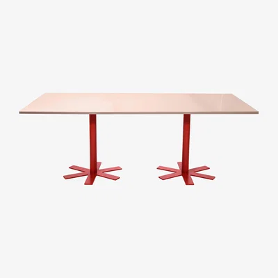 Made in Design Parrot Rectangular table - 200 x 90 cm by Petite Friture Pink/Red