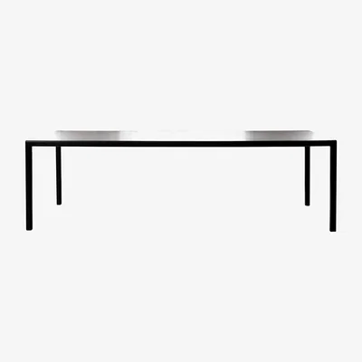 Made in Design T12 Rectangular table - Rectangular - 250 x 95 cm by Hay Black
