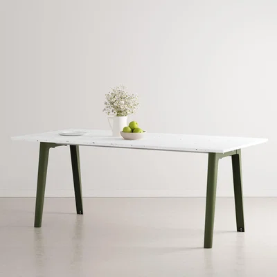 Made in Design New Modern Rectangular table - / 190 x 95 cm - Recycled plastic / 8 to 10 people by TIPTOE Green