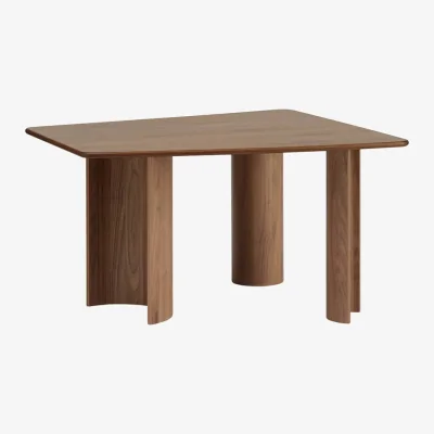 Made in Design Re-Norm Rectangular table wood brown / 130 x 120 cm - Muuto