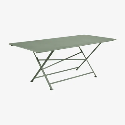 Made in Design Cargo Foldable table - / 90 x 190 cm by Fermob Green