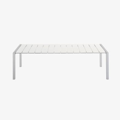 Made in Design Sushi Outdoor Rectangular table - L 180 cm by Kristalia White