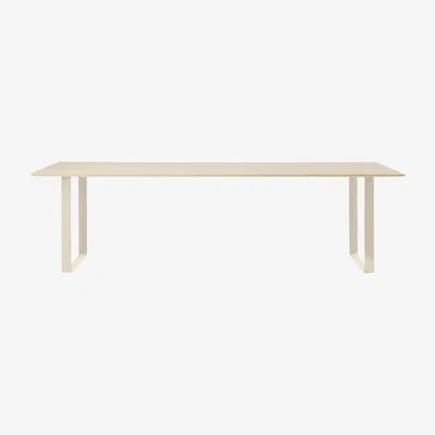 Made in Design 70-70 XL Rectangular table - / 255 x 108 cm - Solid oak by Muuto Natural wood