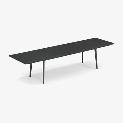 Made in Design Plus4 Extending table - / Steel - 220 to 330 cm by Emu Metal