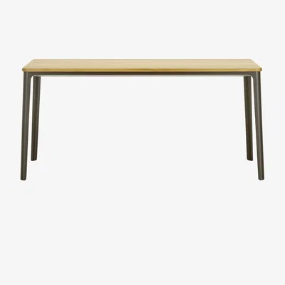 Made in Design Plate Dining Table Rectangular table - / 160 x 80 cm - Oak by Vitra Natural wood
