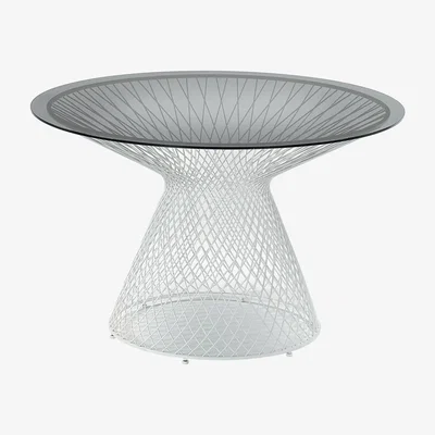 Made in Design Heaven Garden table - Ø 110 cm by Emu White