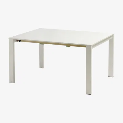 Made in Design Round Extending table - L 160 to 268 cm by Emu White