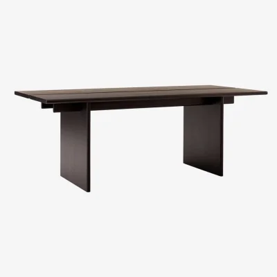 Made in Design Ita OS1 Rectangular table wood brown / 200 x 95 cm - &tradition