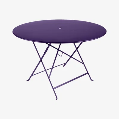 Made in Design Bistro Foldable table - Ø 117 cm - 6/8 persons by Fermob Purple