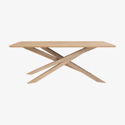 Made in Design Mikado Rectangular table - / Solid oak - 203 x 106 cm / 8 people by Ethnicraft Natural wood