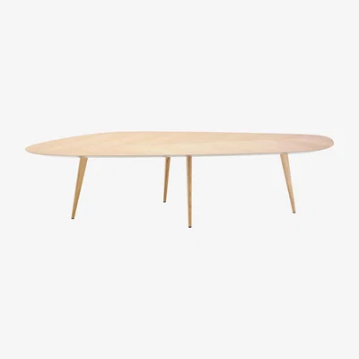 Made in Design Tweed Oval table - 300 x 100 cm / 10 persons by Zanotta Natural wood