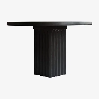 Made in Design Arc Round table composite material brown / Ø 120 cm - Fibre Concrete - 101 COPENHAGEN