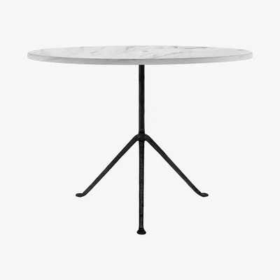 Made in Design Officina Outdoor Round table - Ø 100 cm - Marble top by Magis White/Black