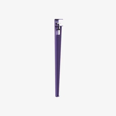 Made in Design Base, legs metal purple with vise mount by Uchronia / H 75 cm - For creating tables and Desks - TIPTOE