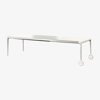 Made in Design Big Will Extending table - L 200 to 300 cm by Magis White/Metal