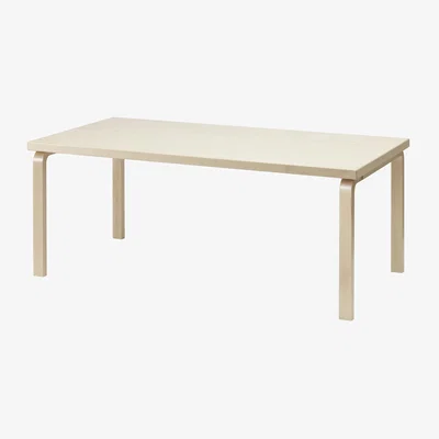 Made in Design Rectangular table Aalato 83 wood / 182 x 91 cm - Alvar Aalto, 1933 - ARTEK