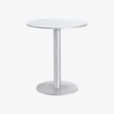 Made in Design S Round table - /  Aluminium - Ø 65.5 cm by valerie objects Grey/Metal
