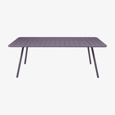 Made in Design Luxembourg Rectangular table - rectangular - 8 persons - L 207 cm by Fermob Purple