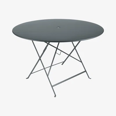 Made in Design Bistro Foldable table - Ø 117 cm - 6/8 persons by Fermob Grey