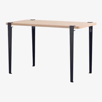 Made in Design Lobo Rectangular table metal / 120 x 60 cm - 2 to 4 people / Eco-certified Wood - TIPTOE