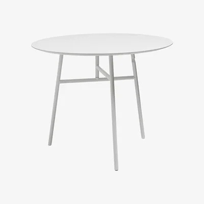 Made in Design Tilt Top Foldable table - Ø 90 cm by Hay White