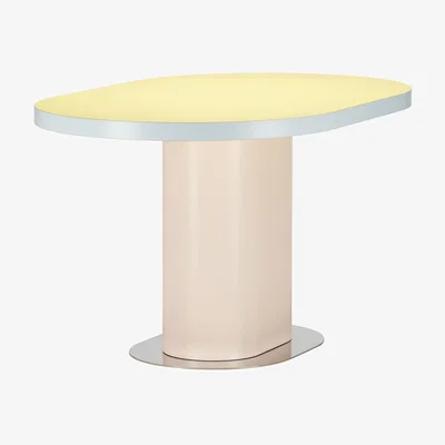 Made in Design Tagadà Oval table wood multicoloured / 140 x 90 cm - STAMULI
