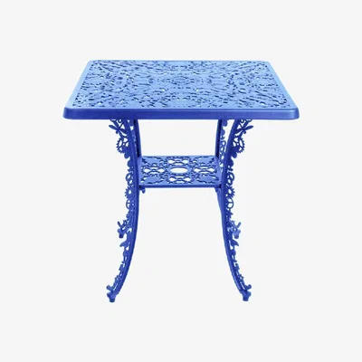 Made in Design Industry Garden Square table - / 70 x 70 cm by Seletti Blue