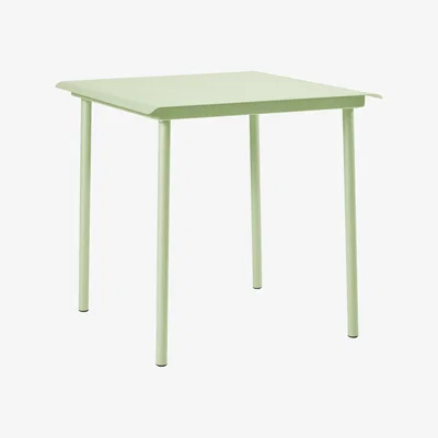 Made in Design Patio Café Square table - / Stainless steel - 75 x 75cm by Tolix Green