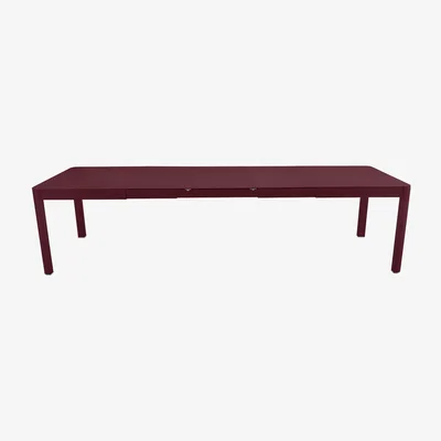 Made in Design Ribambelle Extending table - / L 149 to 290 - 6 to 14 people by Fermob Red