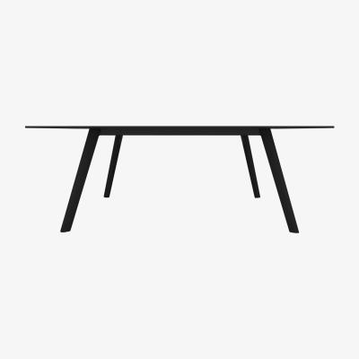Made in Design Pilo Rectangular table by Magis Black