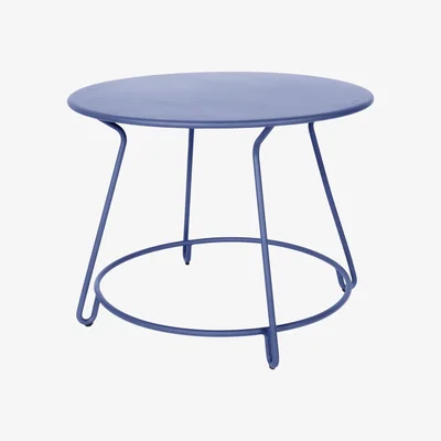 Made in Design Huggy Round table - Ø 100 cm / Aluminium by Maiori Blue